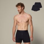 Korte bamboe pyjamabroek voor heren | BAMIGO