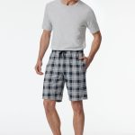 Schiesser Bermuda Mix + Relax Heren Pyjamabroek Kort veelkleurige geruite | bol