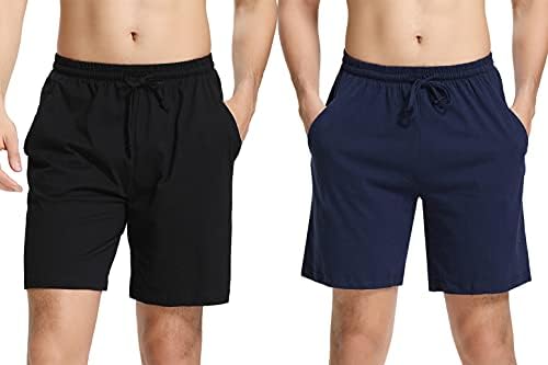 korte-pyjamabroek-heren-790tnp-1.jpg NC Korte pyjamabroek voor heren, van katoen, bermuda, slaapshorts, pyjamabroek, zomerslaapbroek, vrijetijdsbroek voor mannen, zwart+blauw, S | Pyjamabroek shorty zomer slaapbroek vrijetijdsbroek voor mannen : Amazon.nl: Kleding, schoenen & sieraden - Afbeelding 1