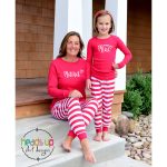 Mama en minipyjama | Mommy and Me bijpassende kerstpyjama | Vakantiepyja's voor moeder en baby/peuter | Kerstoutfit voor het hele gezin Etsy Nederland