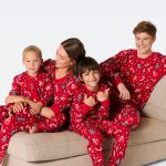 Rode Kerstpatroon Kerstpyjama Dames Grootste assortiment van Nederland | SillySanta