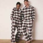 Buy Red/White Check Matching Family Christmas Button Through Pyjamas from Next Netherlands