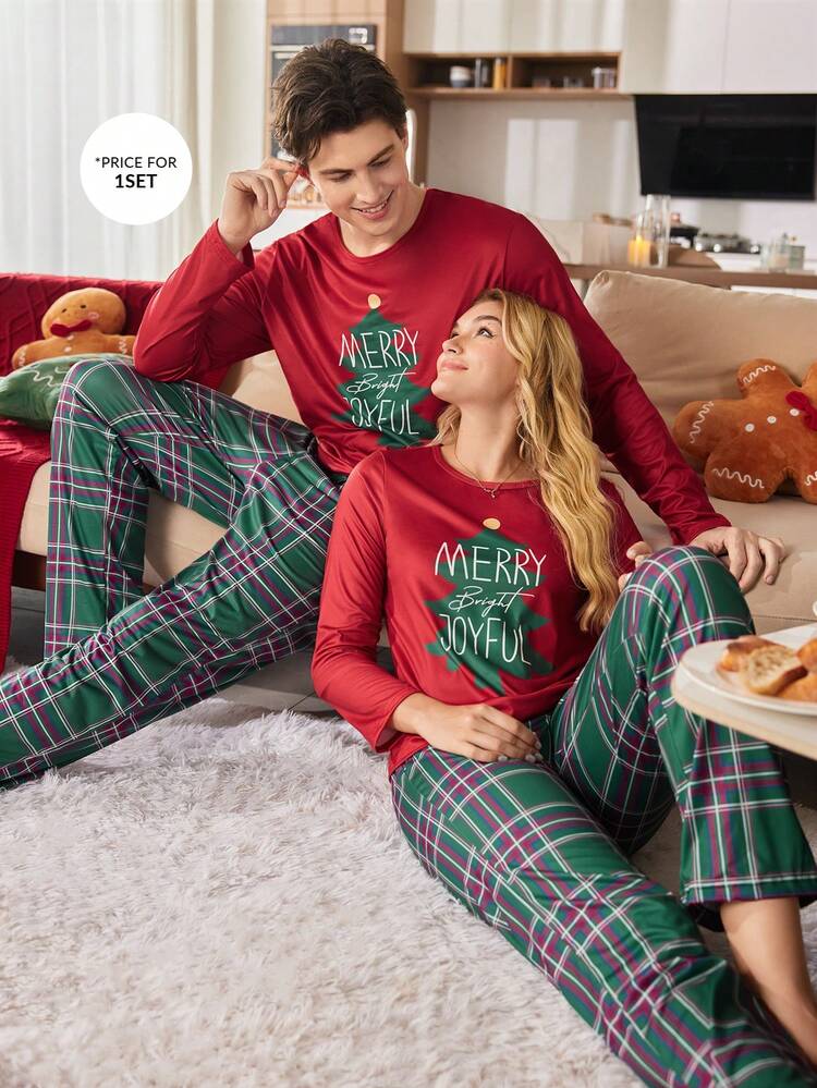 matching-kerst-pyjama-562ojr-1.jpg CoupledUp Heren Loungewear Sets Kerst Pyjama's Matching Koppels Pyjamaset Kerst Pyjama Koppels Pyjama Sets Voor Heren, Kerst Pyjama Slaapkleding Set Herfst Winterkleding | SHEIN Nederland - Afbeelding 1