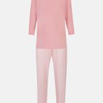 Pyjama Serie Simple Stripes Kleur Bridal Rose