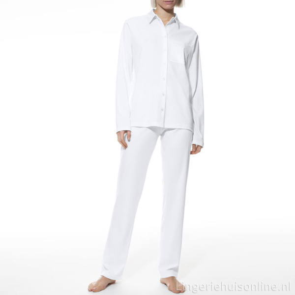 mey-pyjama-dames-519xnk-1.jpg Mey dames Pyjama met doorlopende knoopsluiting 1240039 | Lingeriehuisonline - Afbeelding 1