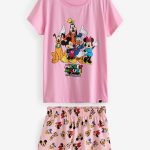 Kopen Personage Disney Mickey Mouse korte 100% katoenen pyjama van Next Nederland