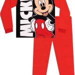 Disney Mickey Mouse Pyjamas, Mickey Boys Pyjamas, Long Sleeve Kids Pjs, Cool Boys' Pyjama Sets, Red 2 3 Years : Amazon.co.uk: Fashion