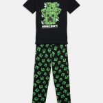 Lindex MINECRAFT SET Pyjama black/zwart Zalando.nl