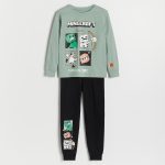 Katoenen pyjamaset Minecraft KLEUR blauwgroen RESERVED 640BZ 67X