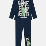 Name it NKMJINC MINECRAFT Pyjama dark denim/donkerblauw Zalando.nl