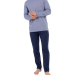 HOM HOM Modal Comfort Long Pyjama Navy
