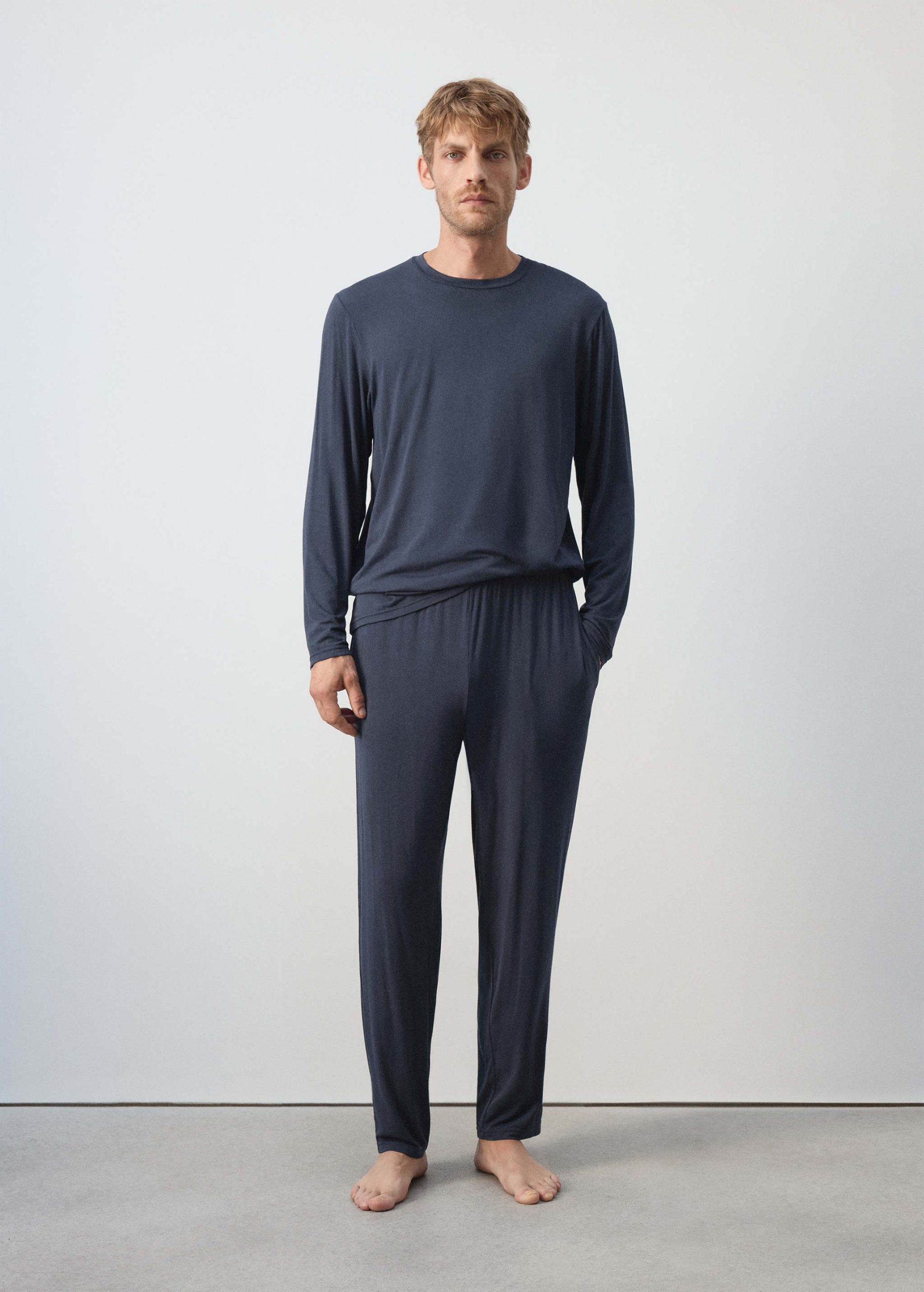 modal-pyjama-657hpv-1.jpg Lange pyjama van modal - Afbeelding 1