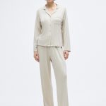 Anna Field by Zalando MODAL MIX NIGHTWEAR SET Pyjama stone/graniet Zalando.nl