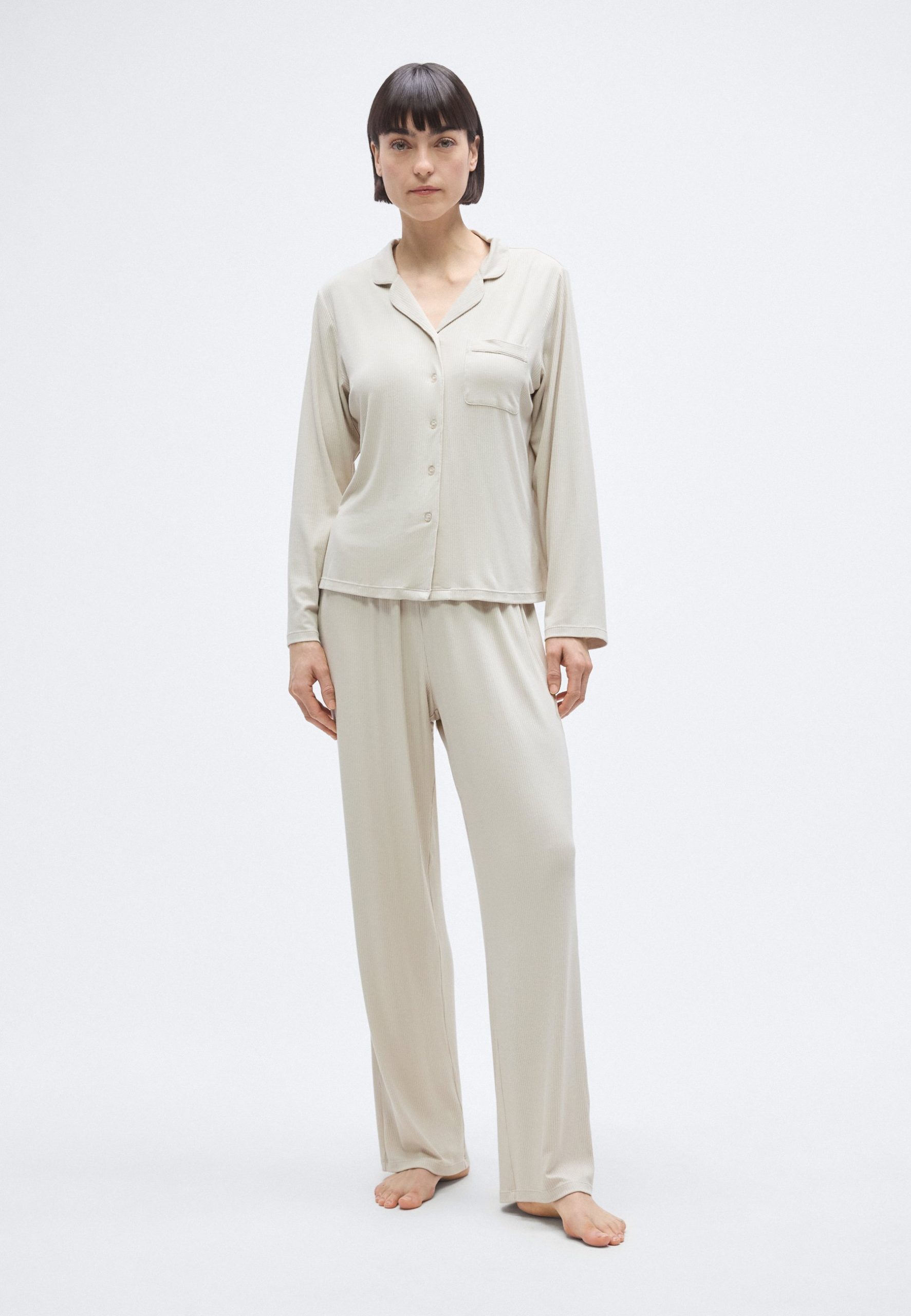 modal-pyjama-703mld-1.jpg Anna Field by Zalando MODAL MIX NIGHTWEAR SET Pyjama stone/graniet Zalando.nl - Afbeelding 1