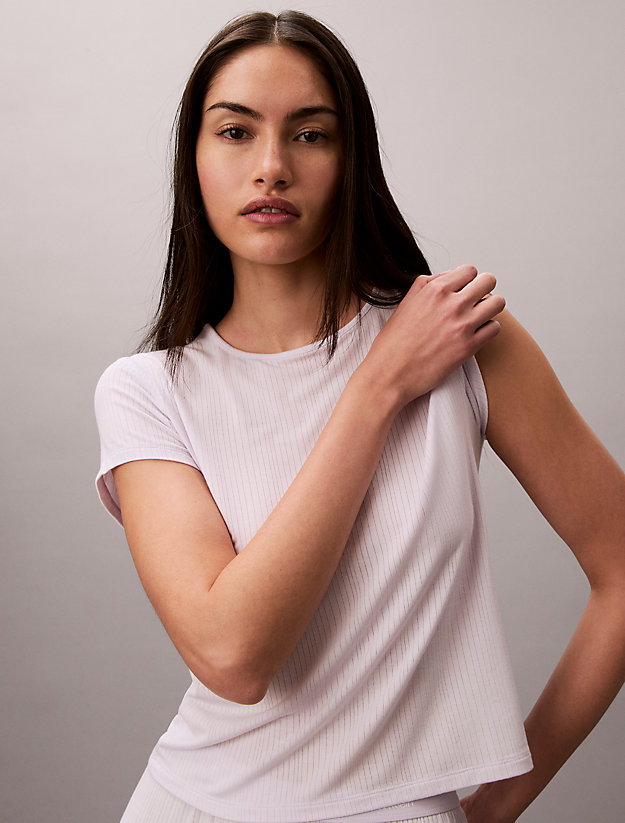 modal-pyjama-868kmv-1.jpg Modal pyjama top Ultra Soft Modal Rib Calvin Klein® | LV00QS76182IK - Afbeelding 1