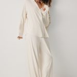 Pyjama van modalmix Roomwit DAMES | H&M NL