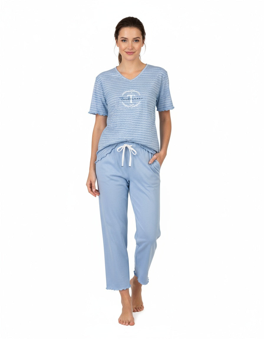 mooie-pyjama-dames-317fil-1.jpg Katoenen pyjama dames kopen? 100% Katoen | Onder €43 – Pyjamaonline - Afbeelding 1