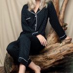 Dames Pyjama Set Sara / Zwart / maat S | bol