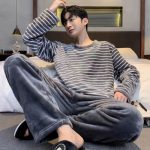 Warme Winter Pyjama Mannen – Flanellen Pyjama Set Maat XL – Gewatteerde Heren... | bol