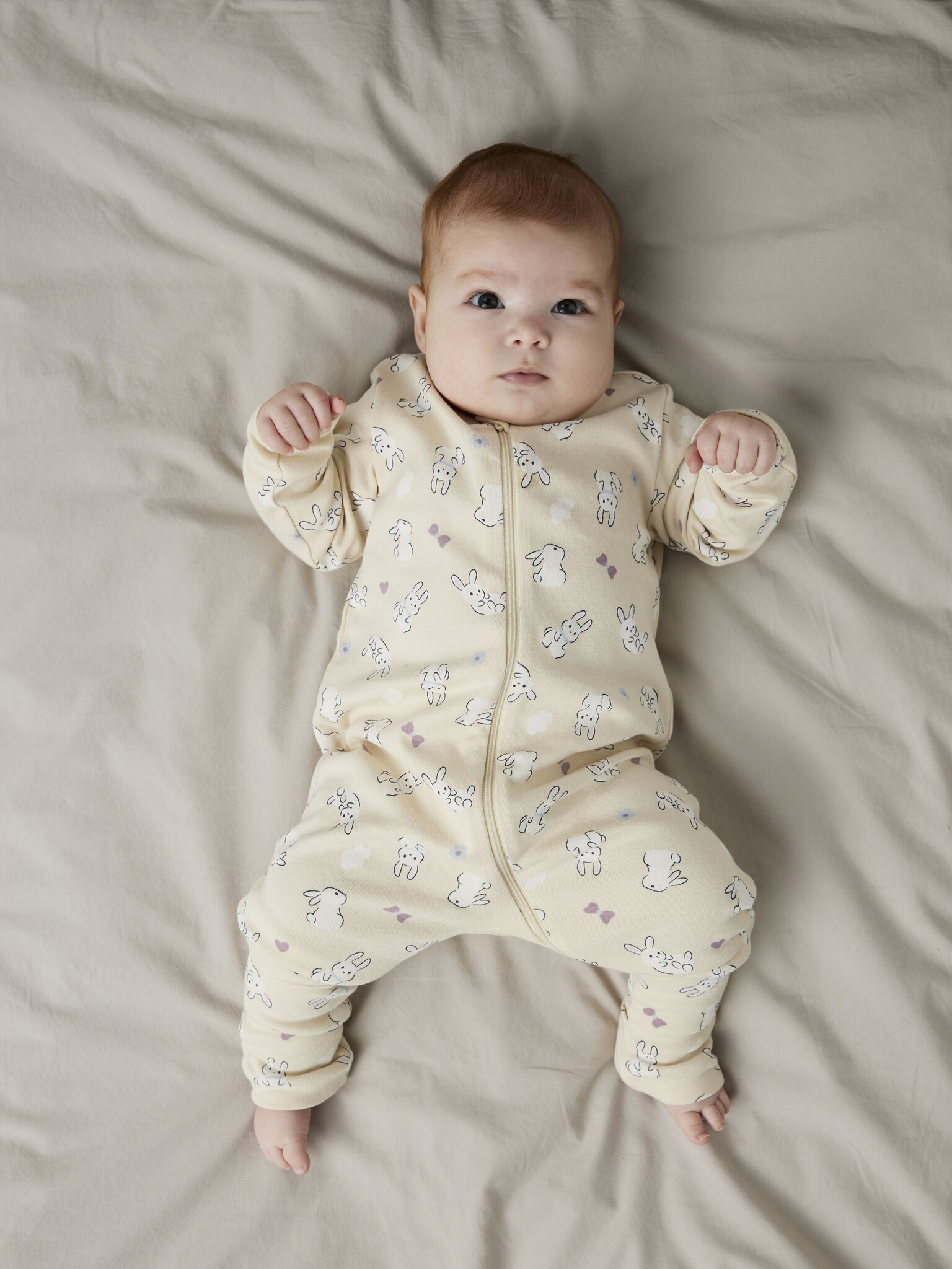 newborn-pyjama-658are-1.jpg Name It Name It Baby Pyjama NBFNIGHTSUIT RABBIT Zip 2 Pack - Afbeelding 1