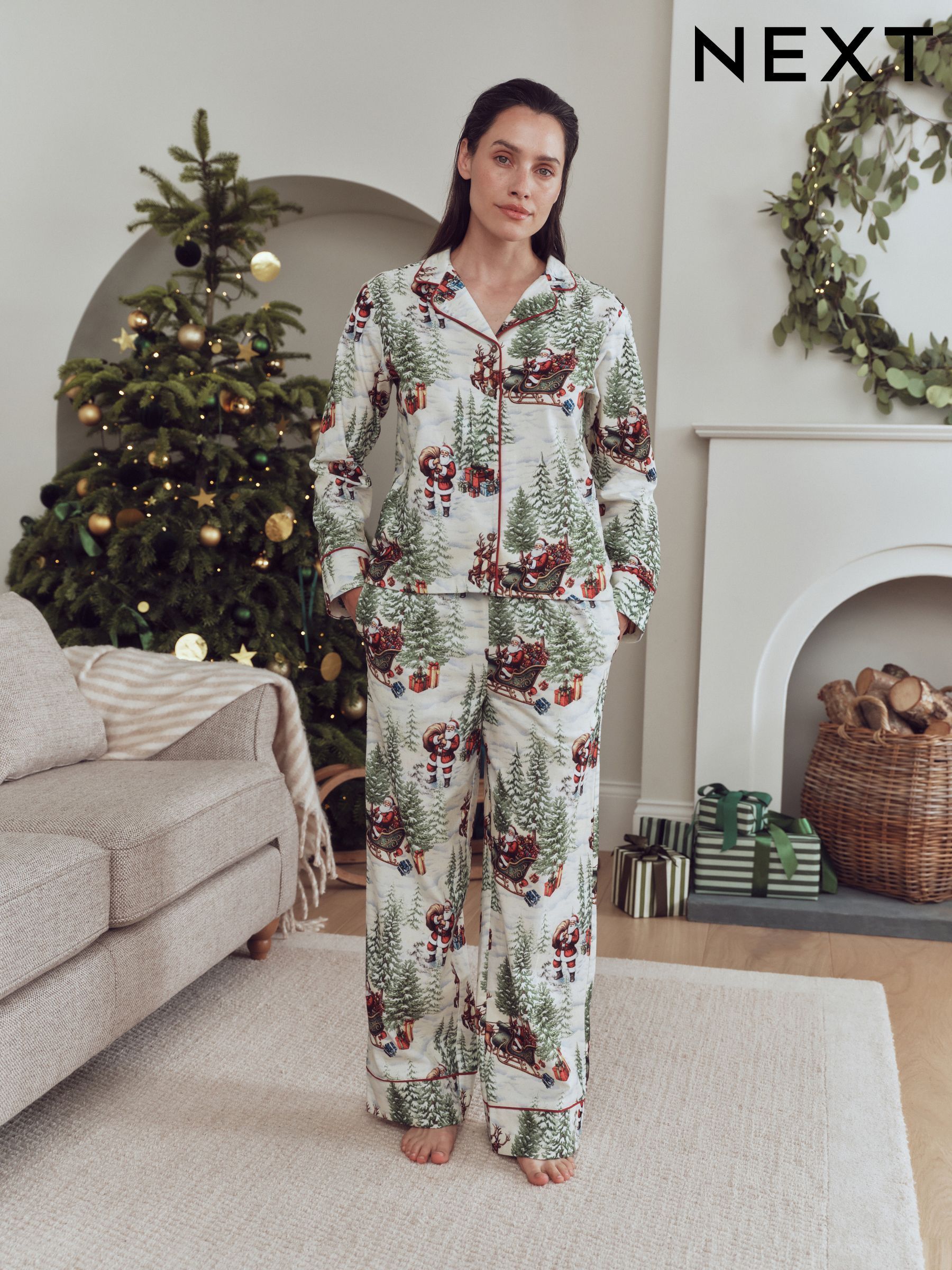 next-pyjama-118zop-1.jpg Womens' Matching Family Pyjamas | Next Official Site - Afbeelding 1