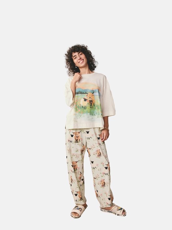 next-pyjama-725dwg-1.jpg Next Dames Pyjama met korte mouwen Tall Groen | bol - Afbeelding 1
