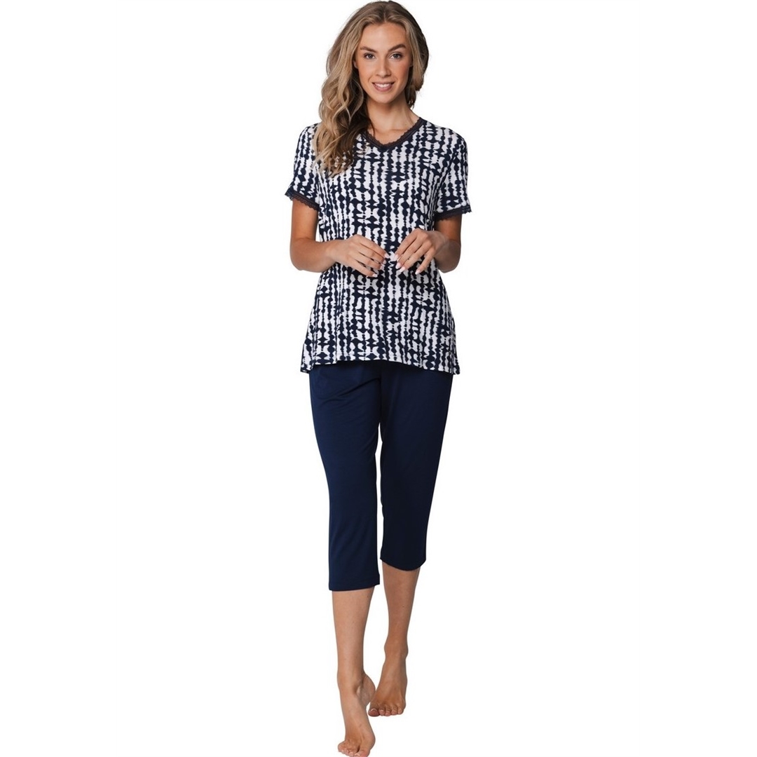 pastunette-pyjama-373opv-1.jpg Pastunette Premium Pyjama 121261 226 1 Dark Blue 38 - Afbeelding 1