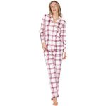 Pastunette Alpine Creme fleece doorknoop pyjama dames 121262 102 2 | Lingeriehuisonline