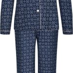 Pastunette Dames Pyjama set Kim Blauw Flanel Katoen Maat 52 | bol