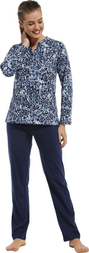 pastunette-pyjama-dames-391adi-1.jpg Dames pyjama Pastunette 20212 151 4 Blauw 36 | bol - Afbeelding 1