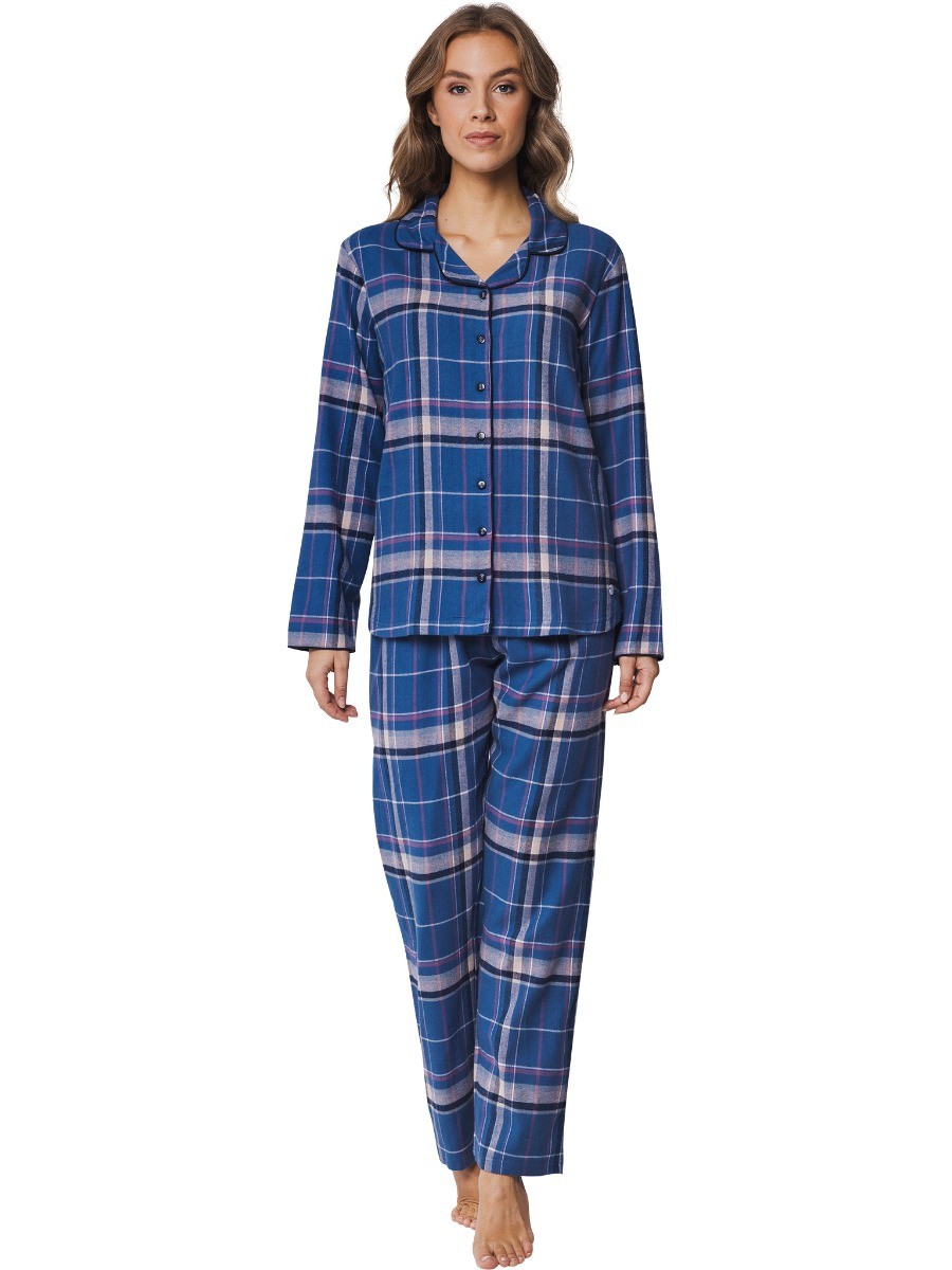 pastunette-pyjama-dames-918sxy-1.jpg Pastunette Dames Pyjama Dark Blue - Afbeelding 1