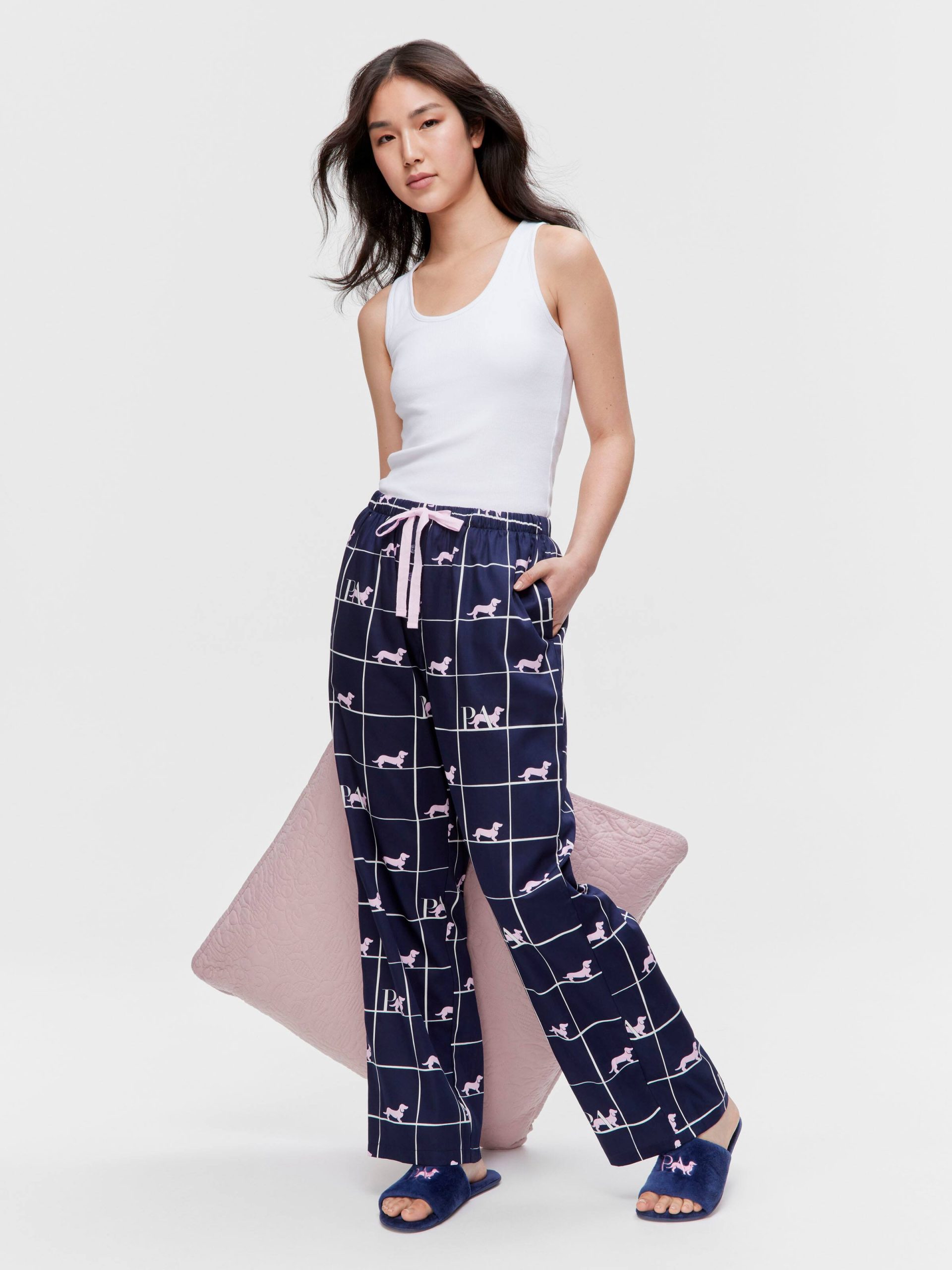 peter-alexander-pyjama-639lea-1.jpg Bedtime Stories Logo 100% Cotton Pj Pant Peter Alexander Online - Afbeelding 1