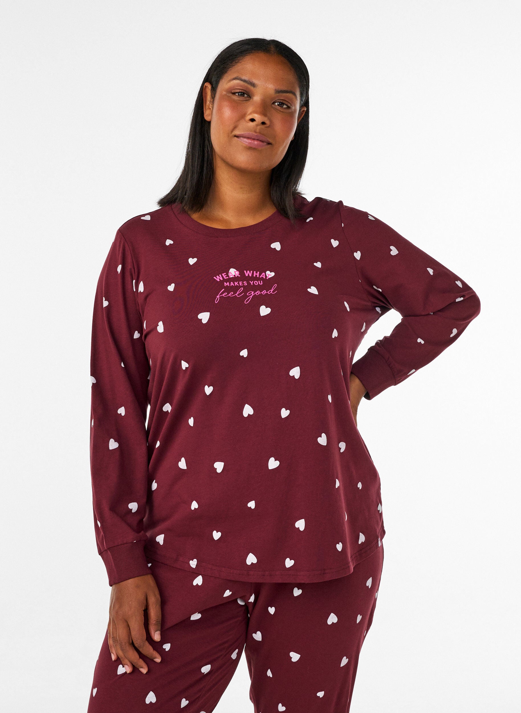 pyjama-dames-grote-maten-843jzt-1.jpg Dames Pyjamas set in grote maten (40 64) Zizzi - Afbeelding 1