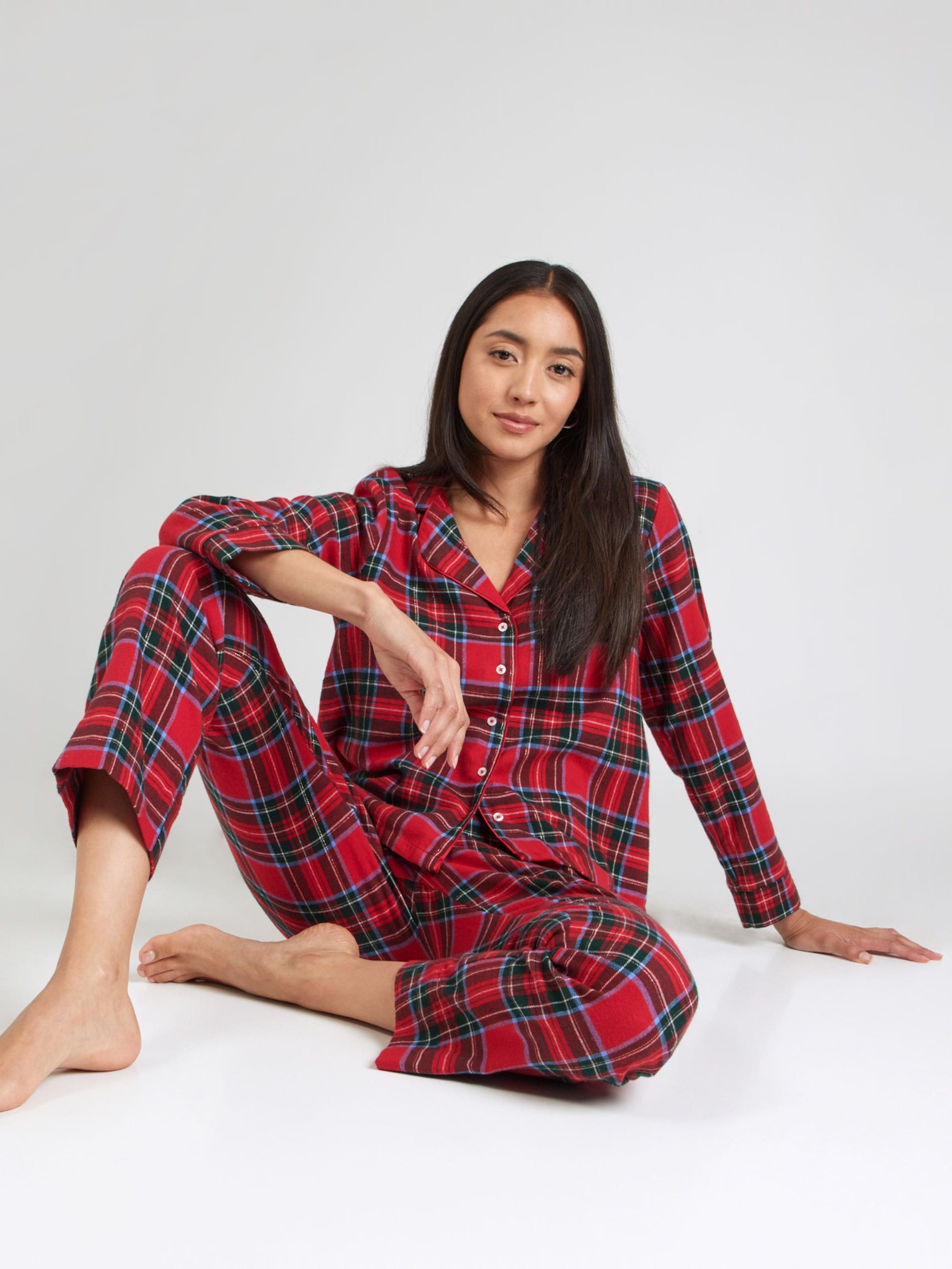 pyjama-dames-hunkemoller-144ifw.jpg Hunkemöller Pyjama in Rood | ABOUT YOU - Afbeelding 1