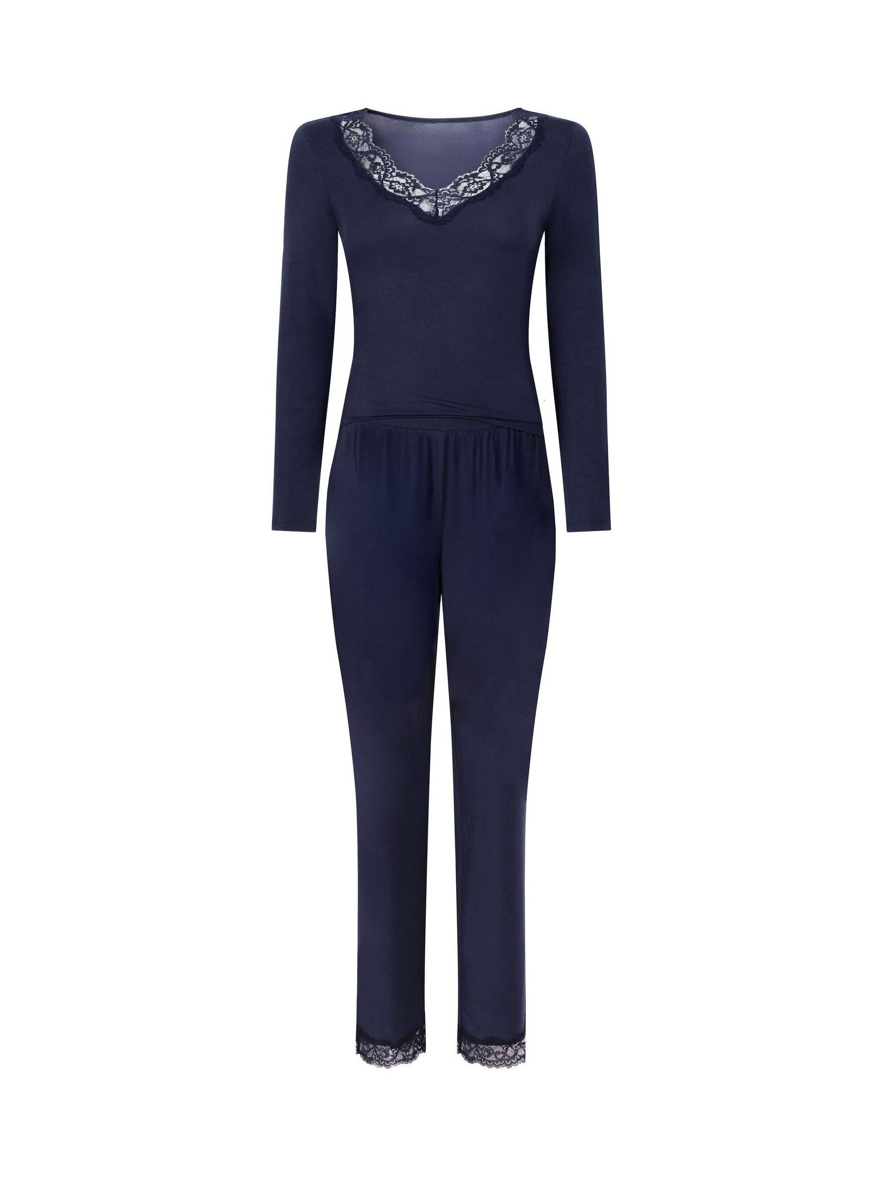 pyjama-dames-hunkemoller-540acu.jpg Kopen Hunkemoller Lace Trim Pyjama Set van Next Nederland - Afbeelding 1