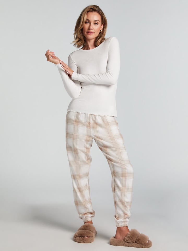 pyjama-dames-hunkemoller-664ukz.jpg Hunkemöller Pyjamashirt wit goedkoop kopen | limango - Afbeelding 1