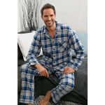 Flanellen heren doorknooppyjama Ringella | Gratis verzending | Online de mooiste pyjama's, nachthemden, ondermode en meer
