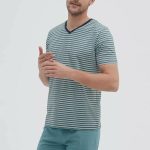 Heren pyjamaset korte mouw reef waters Lotika