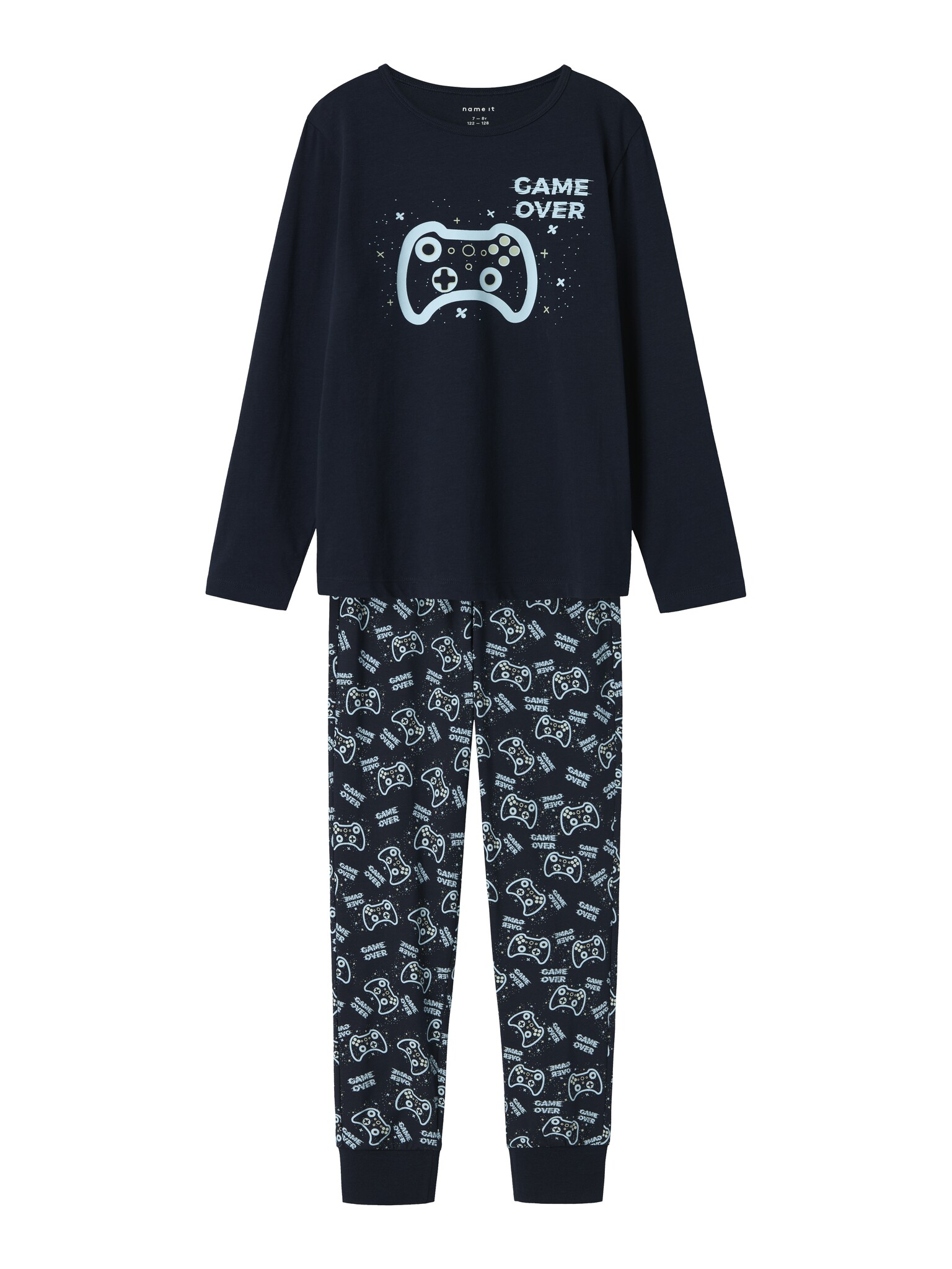 pyjama-kinderen-391rrc-1.jpg Name It Jongens Pyjama Set NKMNIGHTSET GAME - Afbeelding 1