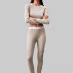 Calvin Klein Underwear LEGGING COTTON STRETCH RIB Pyjamabroek grey heather/grijs Zalando.nl