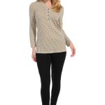 Pastunette Deluxe Pyjama met legging 25232 336 4 bruin 38