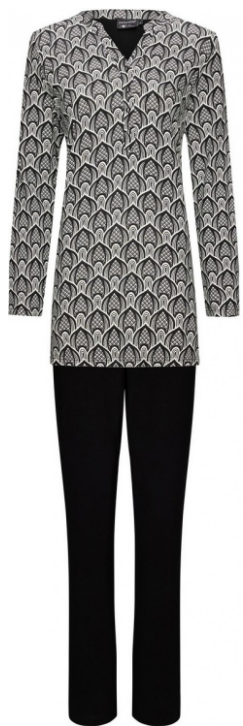 pyjama-legging-793rbs.png Pastunette Dames Pyjama Met Legging Black - Afbeelding 1