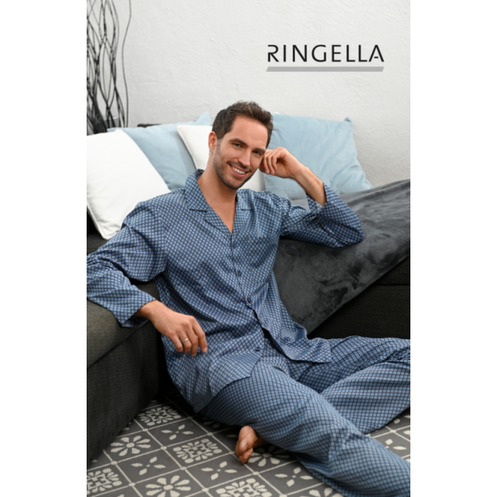 pyjama-mannen-416hoc.png Pyjama heren satijn Ringella | Ondermodeshoppen - Afbeelding 1