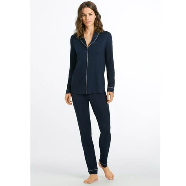 pyjama-met-knoopjes-653nfl-1.jpg Hanro dames pyjama met knoopjes 07 7966 | Lingeriehuisonline - Afbeelding 1