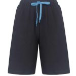 MEQ Heren Shortama Pyjama Set 100% Gekamde Katoen Grijs Maat S