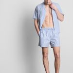 Gestreepte pyjamashort Blauw Heren | Primark