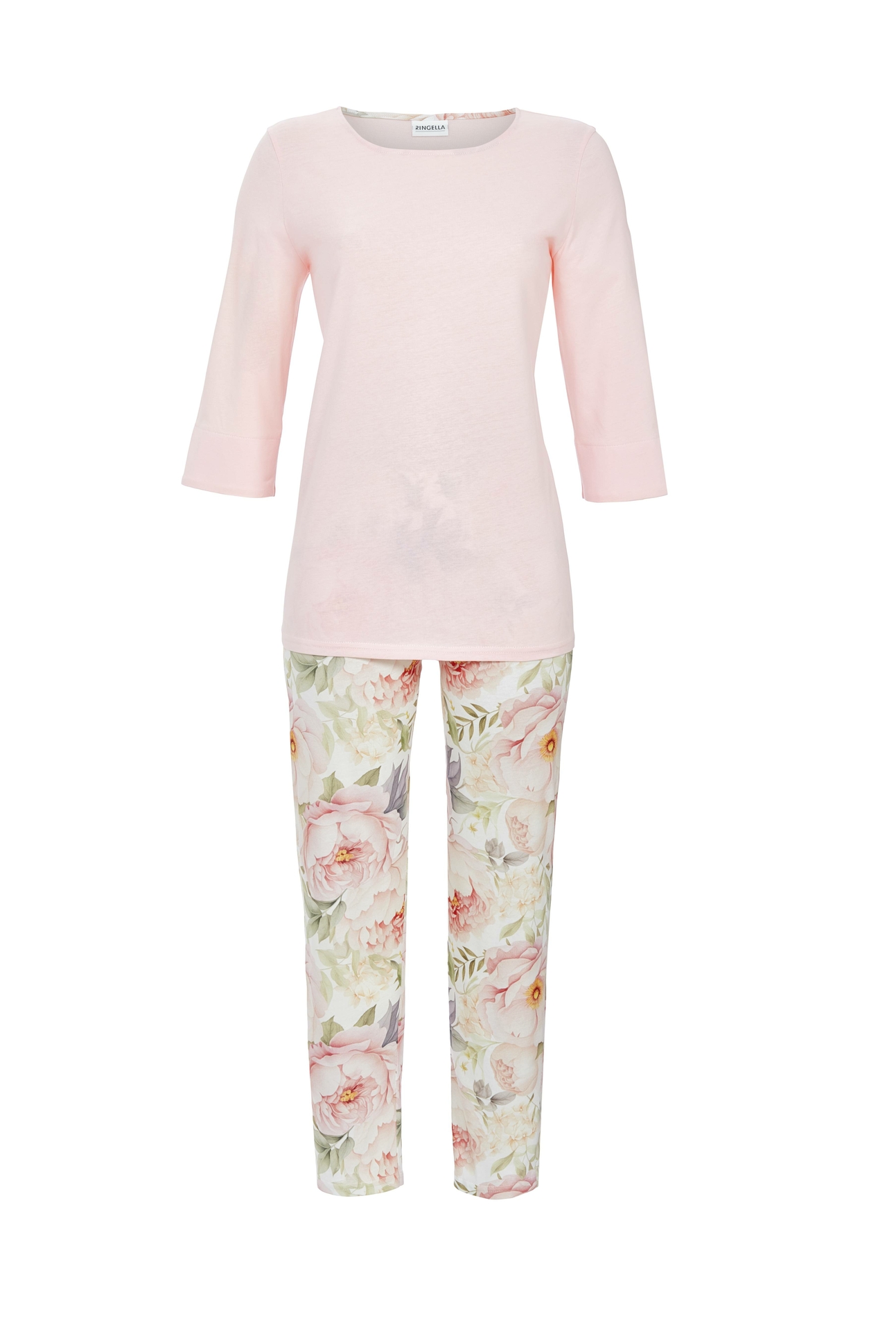 ringella-pyjama-dames-689fzc-1.jpg Ringella Dames Pyjama Rose 6211253 618 | 33149 - Afbeelding 1