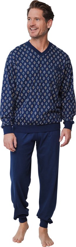 robson-pyjama-585vqi-1.jpg Robson heren pyjama 27242 718 2 Blauw M/50 | bol - Afbeelding 1