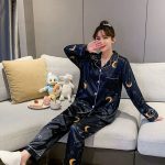 Pyjama dames heren satijnen pyjama sets paar nacht... – Grandado