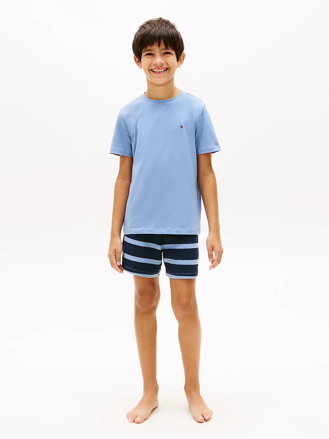 shortama-jongens-403kev-1.jpg Tommy Hilfiger jongens Shortama kopen? (Katoen) Bekijk Online – Sliponline - Afbeelding 1